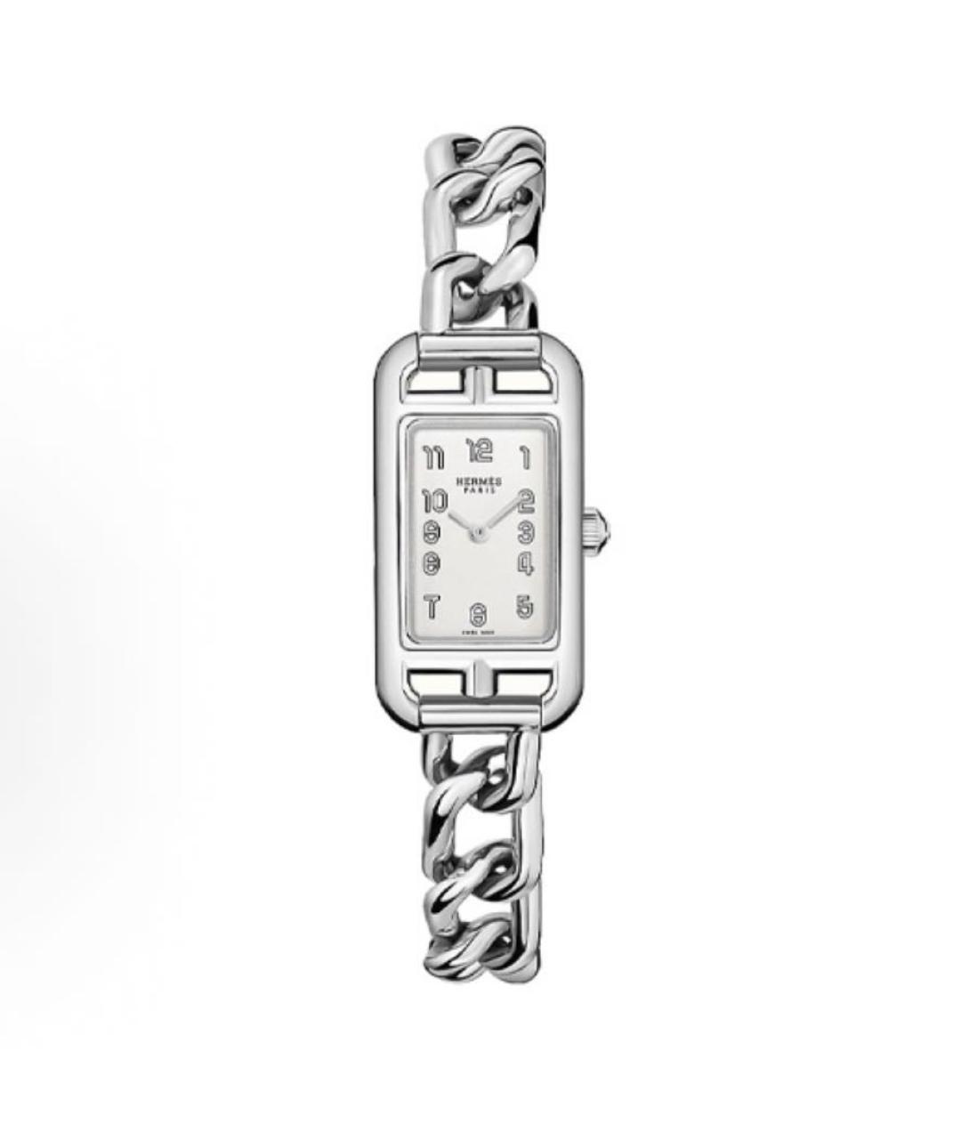 HERMES Серебряные часы, фото 7