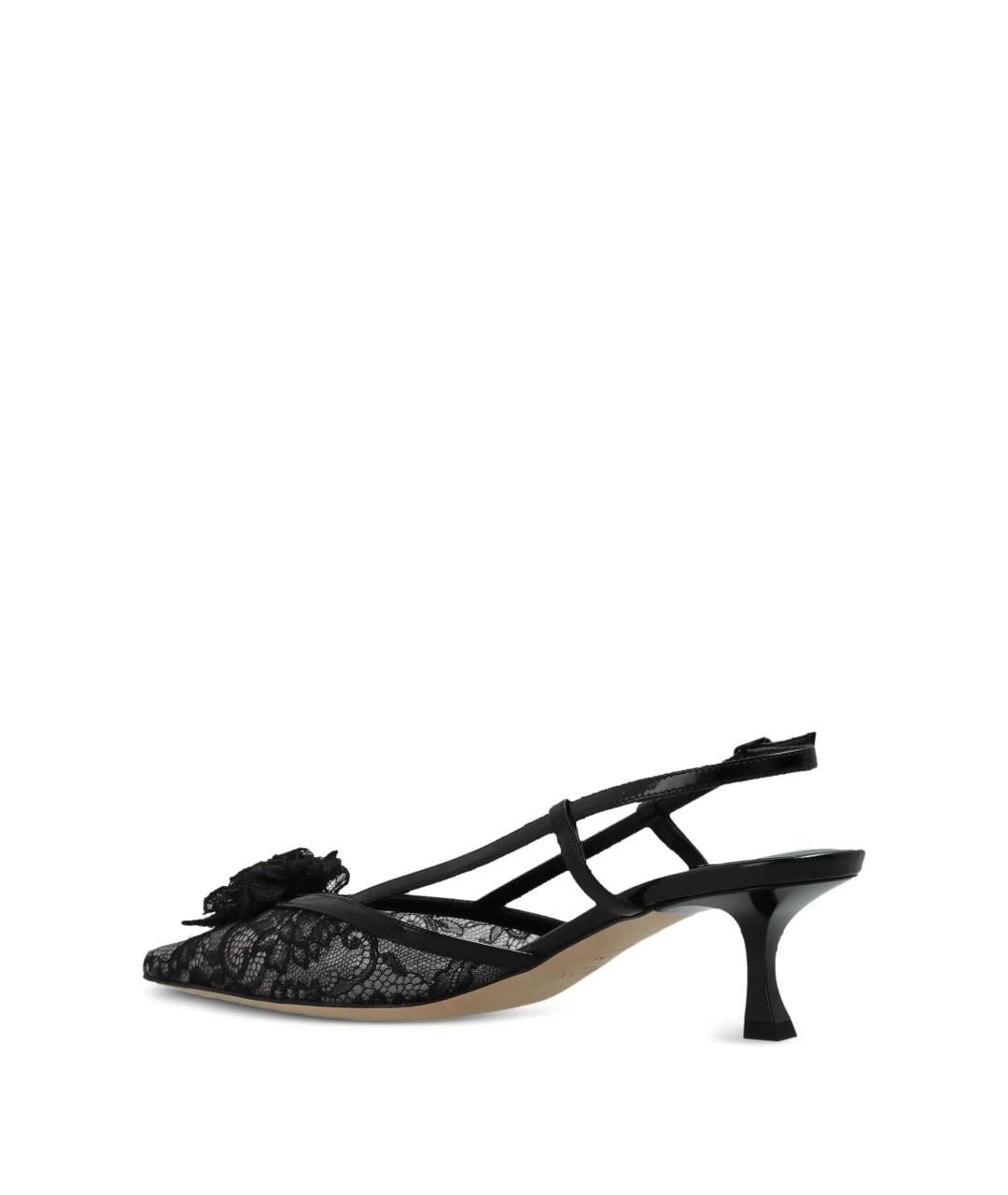 JIMMY CHOO Черные текстильные туфли, фото 3