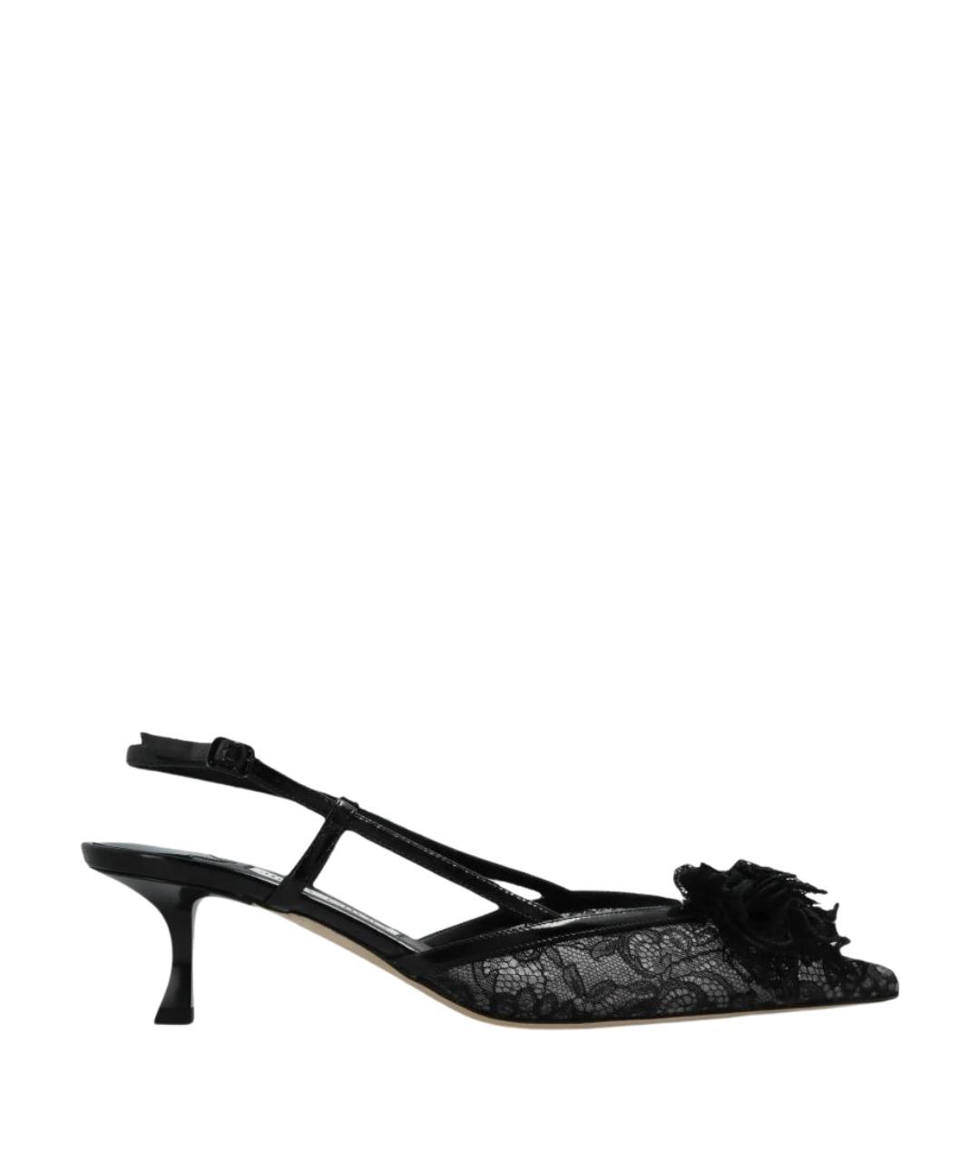 JIMMY CHOO Черные текстильные туфли, фото 1