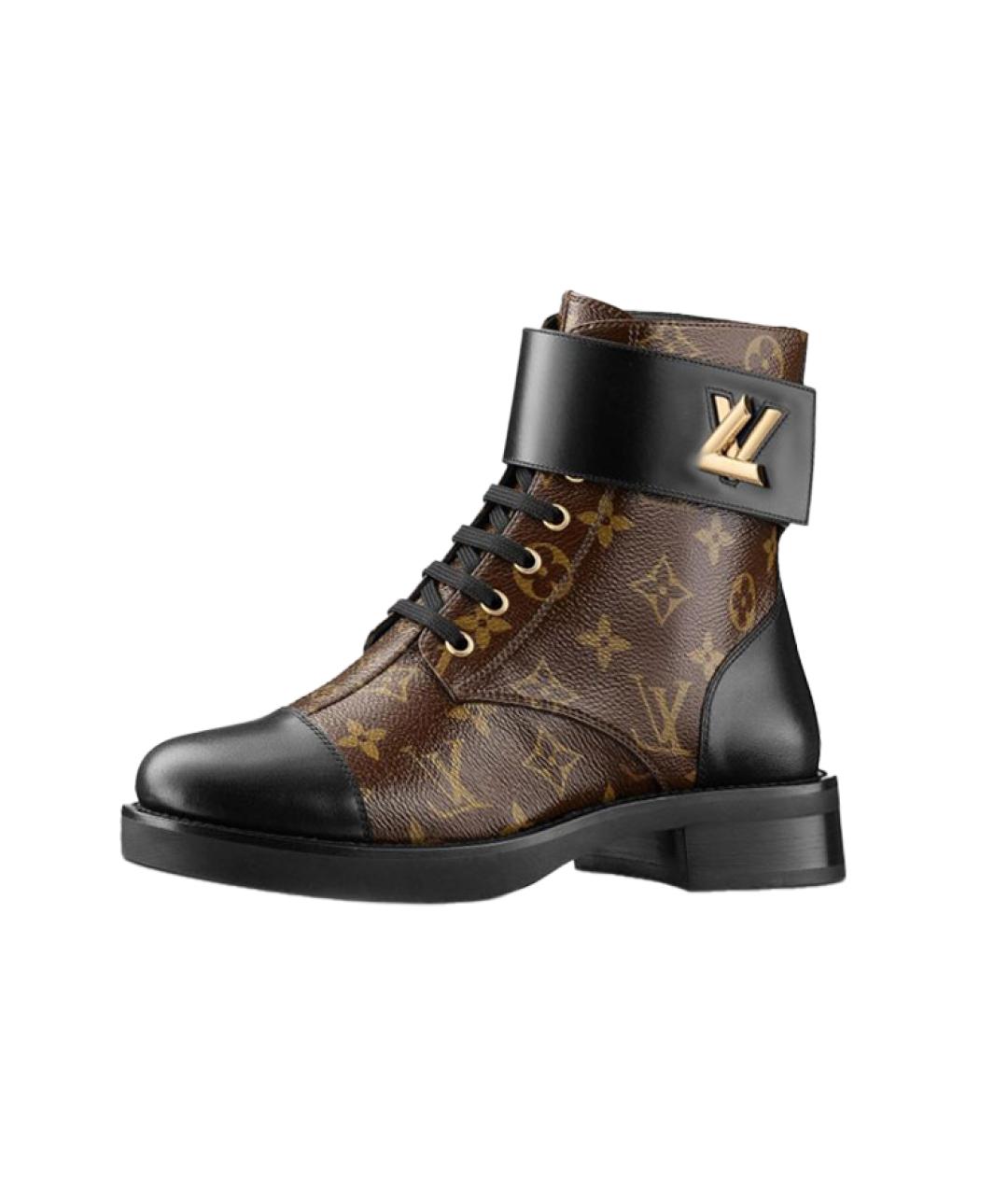 LOUIS VUITTON Коричневые ботинки, фото 2