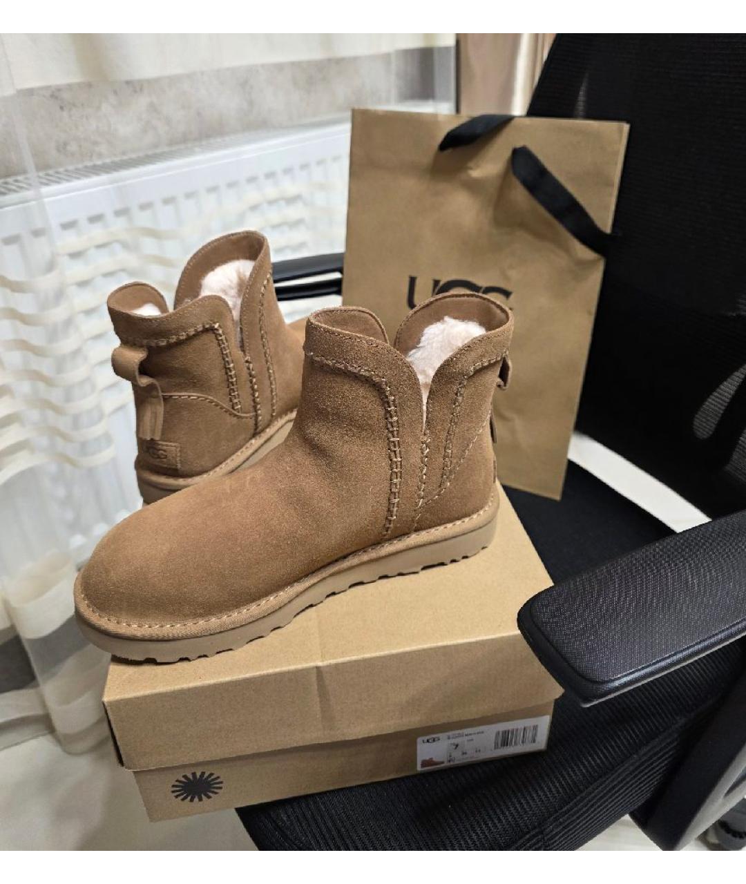 UGG Замшевые полусапоги, фото 8