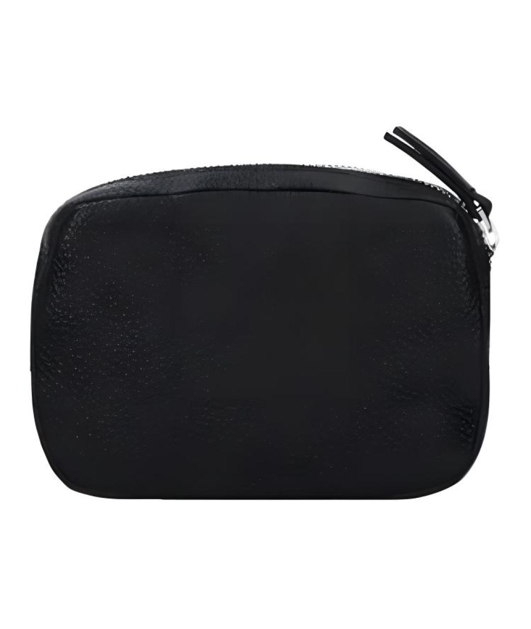 BALENCIAGA Черная кожаная сумка на плечо, фото 3