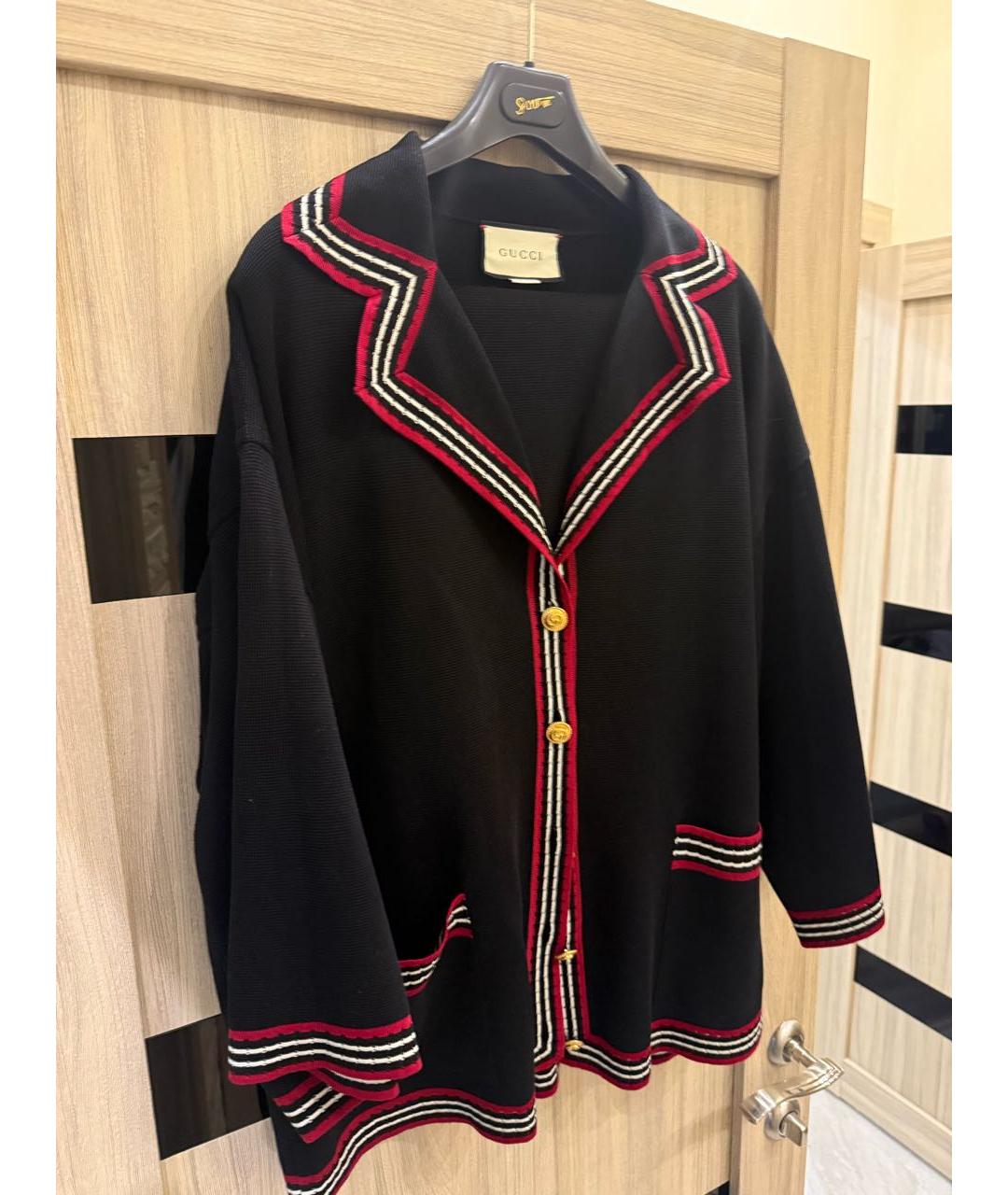 GUCCI Темно-синий хлопковый костюм с брюками, фото 5