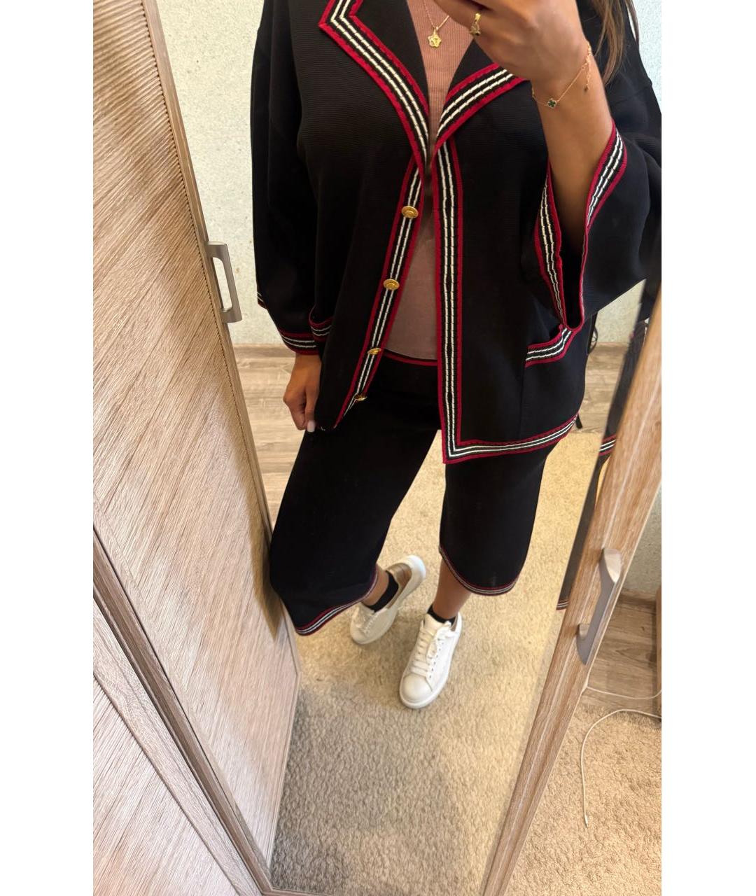 GUCCI Темно-синий хлопковый костюм с брюками, фото 2