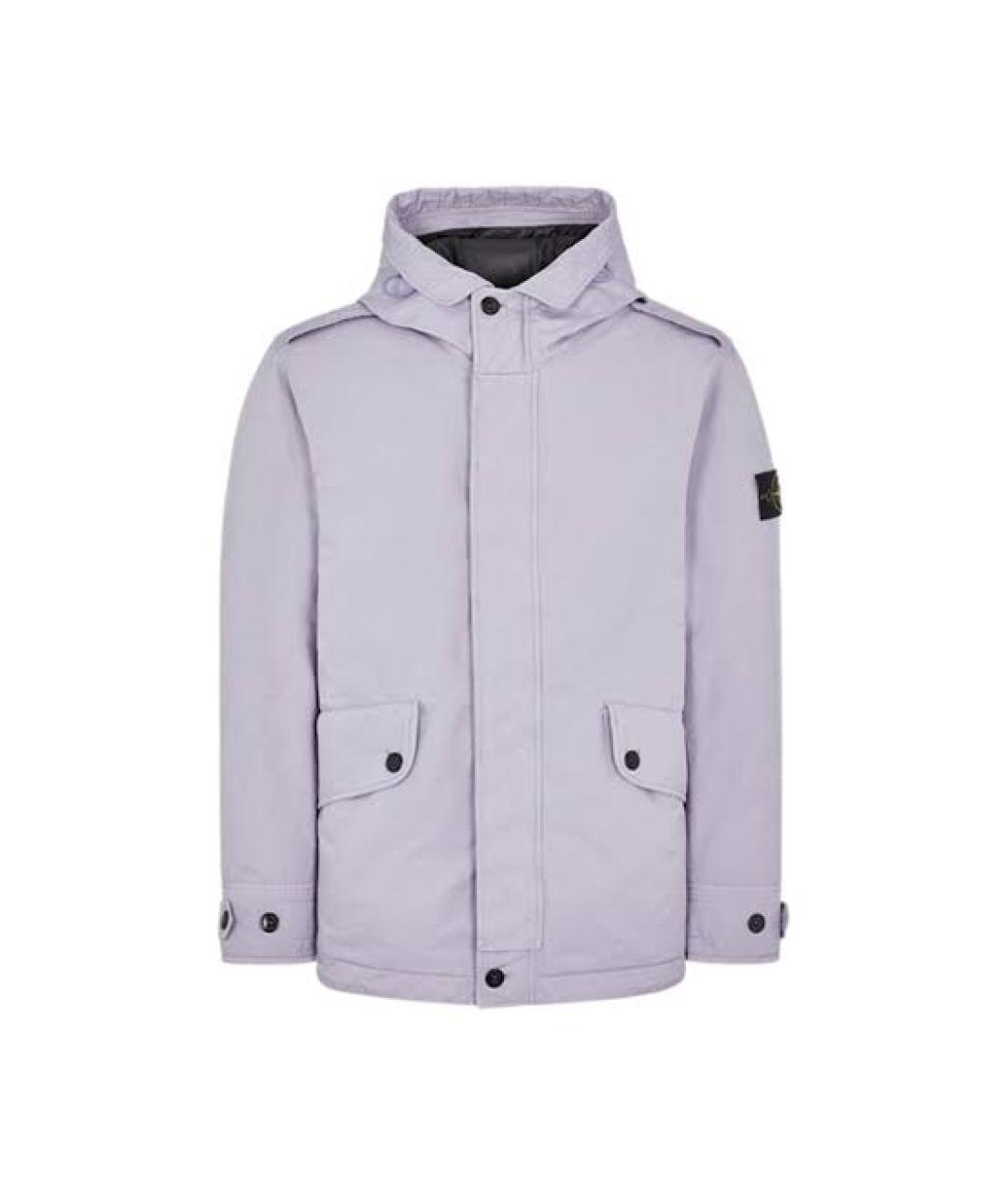 STONE ISLAND Фиолетовый пуховик, фото 1