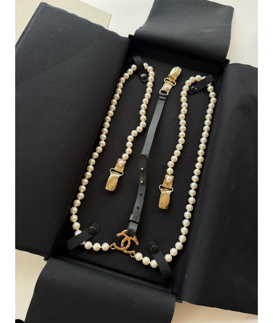 CHANEL Белый ремень, фото 3