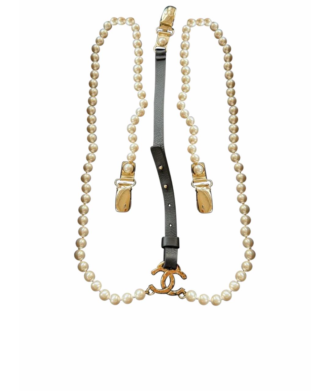 CHANEL Белый ремень, фото 1