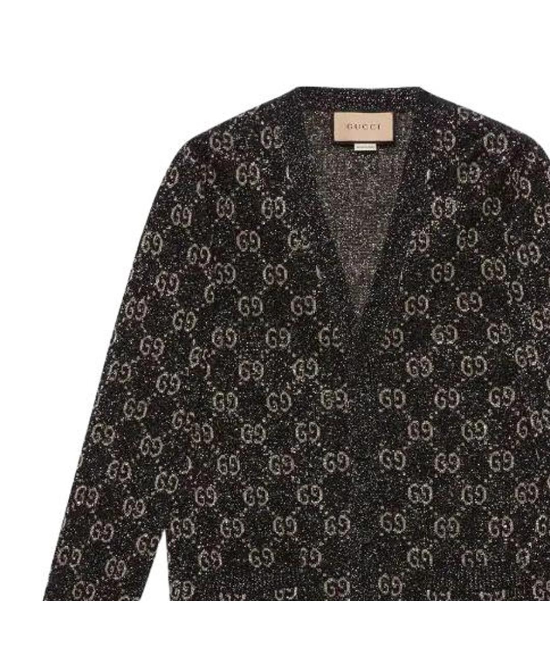 GUCCI Черный кардиган, фото 5