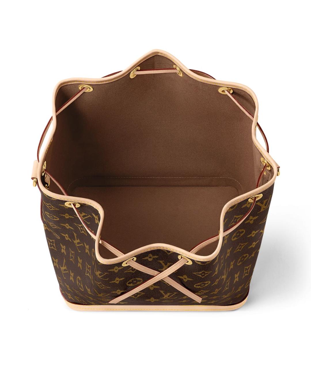 LOUIS VUITTON Коричневая сумка через плечо из канвы, фото 3