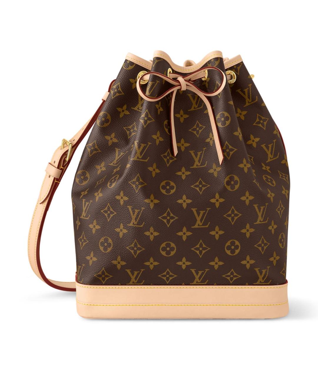 LOUIS VUITTON Коричневая сумка через плечо из канвы, фото 4