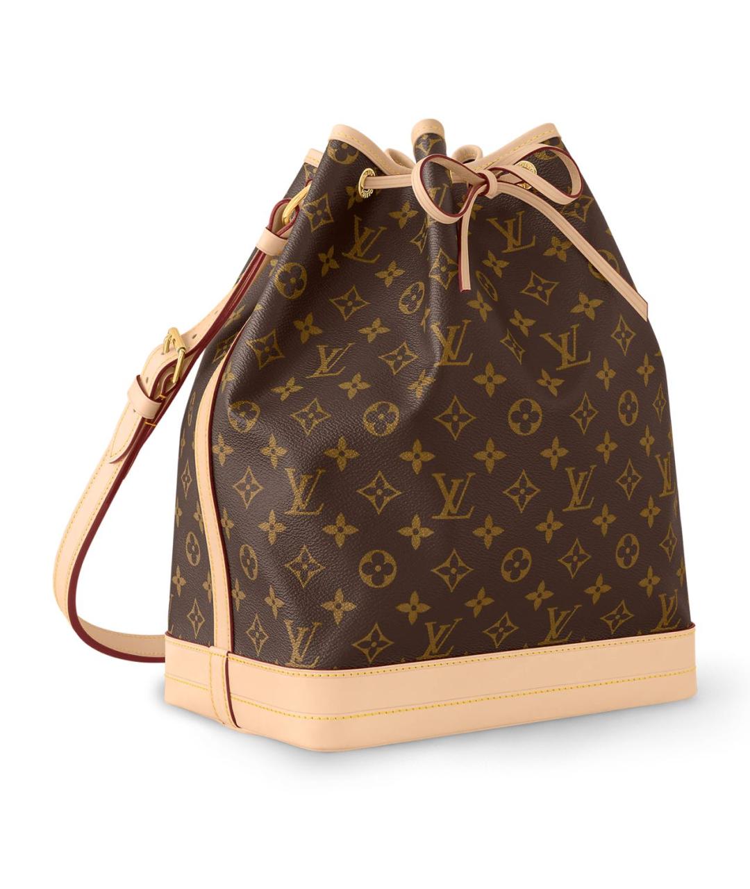 LOUIS VUITTON Коричневая сумка через плечо из канвы, фото 2