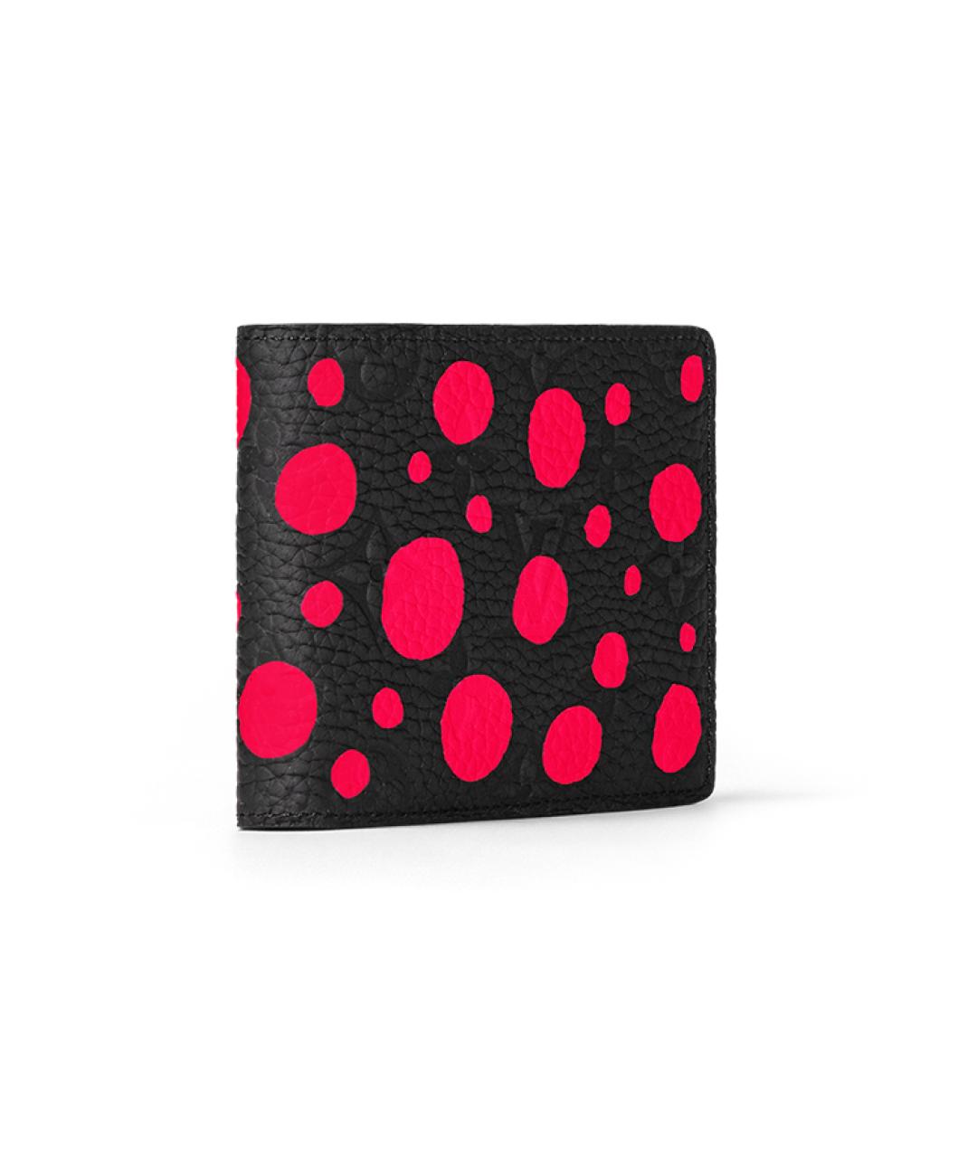 LOUIS VUITTON Черный кожаный кошелек, фото 2