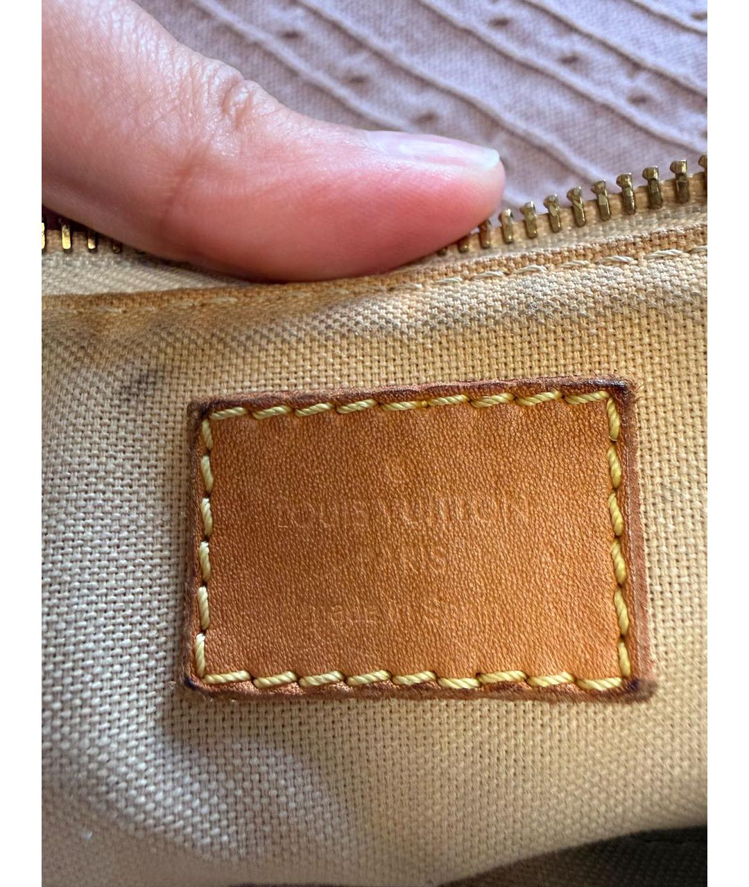 LOUIS VUITTON Белая сумка тоут из канвы, фото 5