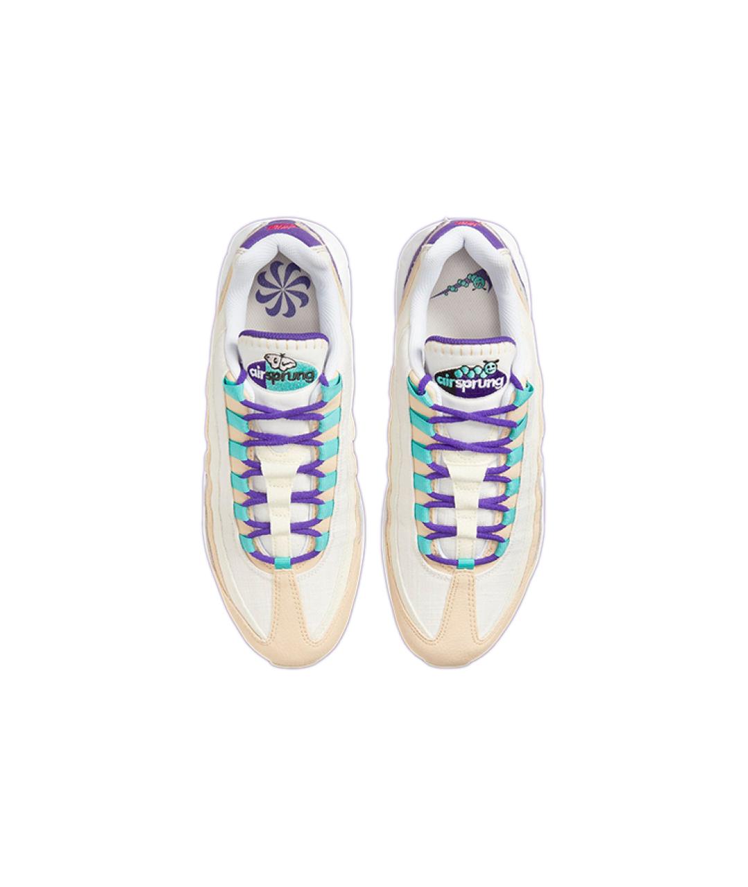 NIKE Бежевые низкие кроссовки / кеды, фото 4