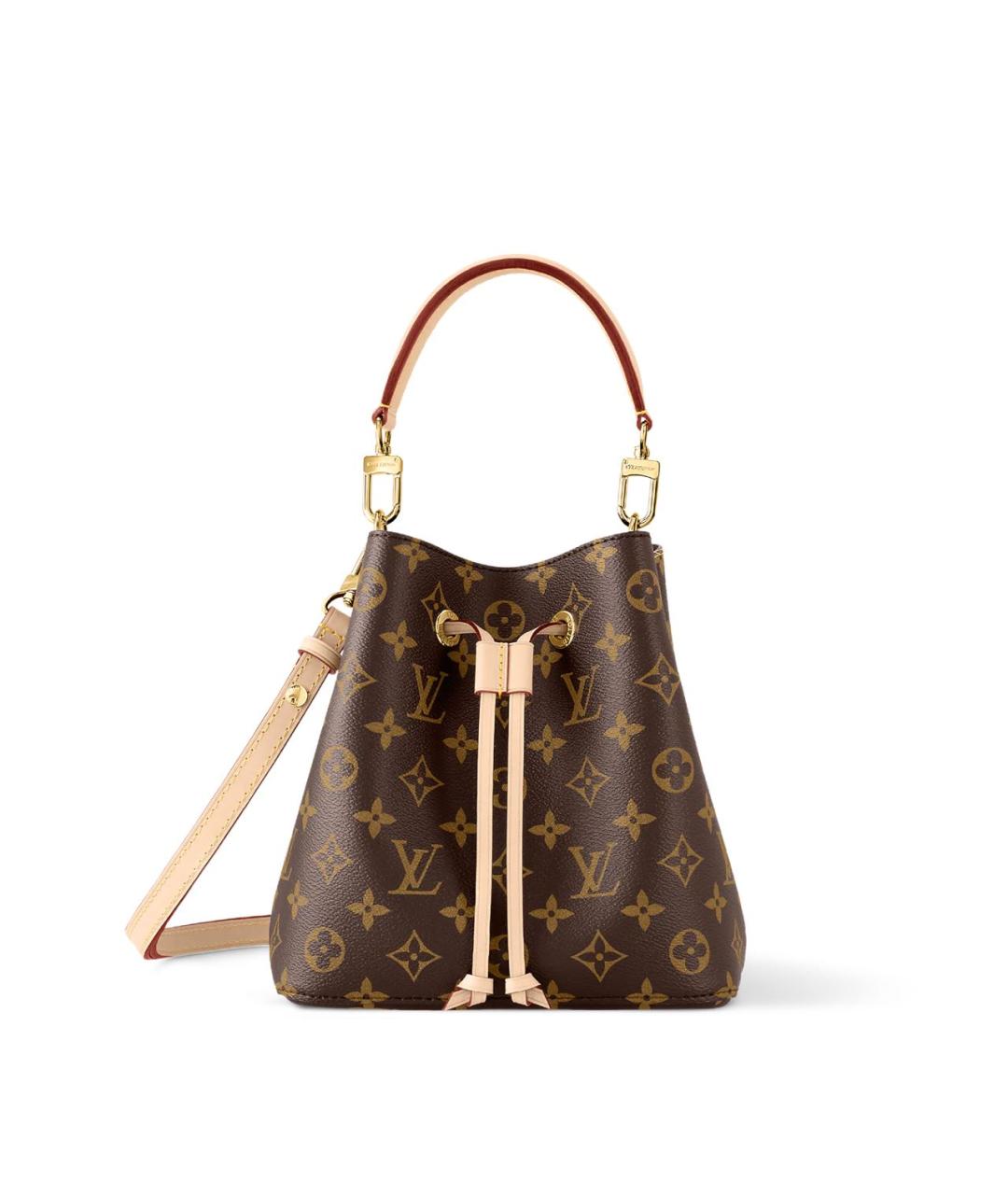 LOUIS VUITTON Коричневая сумка через плечо из канвы, фото 4