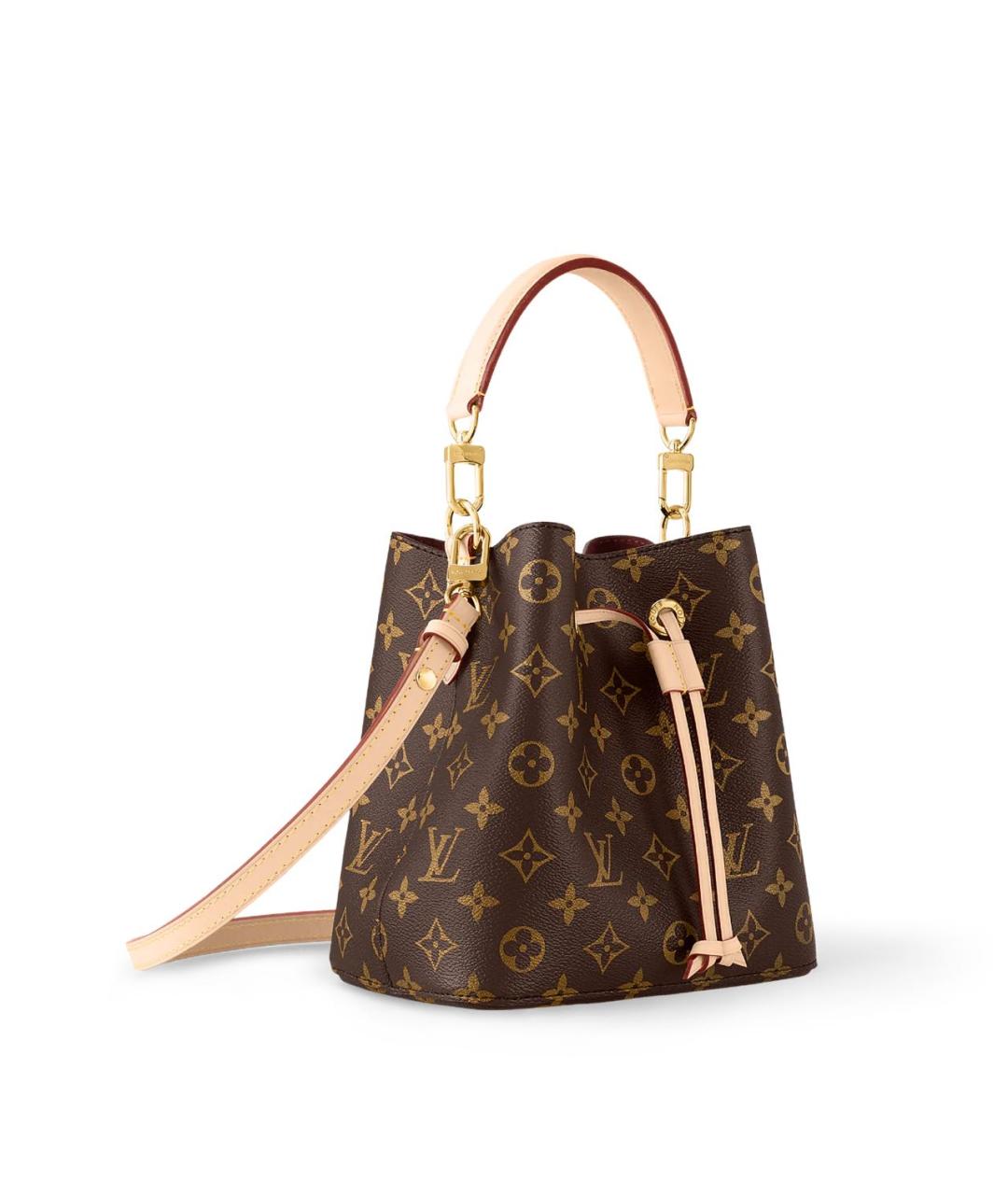 LOUIS VUITTON Коричневая сумка через плечо из канвы, фото 2