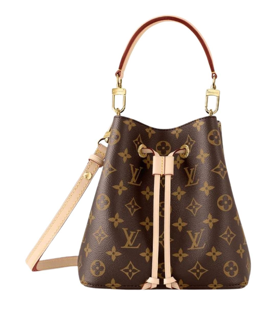 LOUIS VUITTON Коричневая сумка через плечо из канвы, фото 1