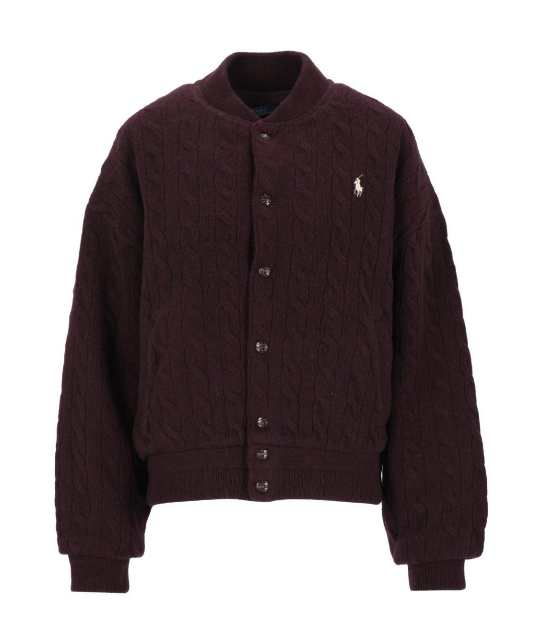 POLO RALPH LAUREN Бордовая шерстяная куртка, фото 1