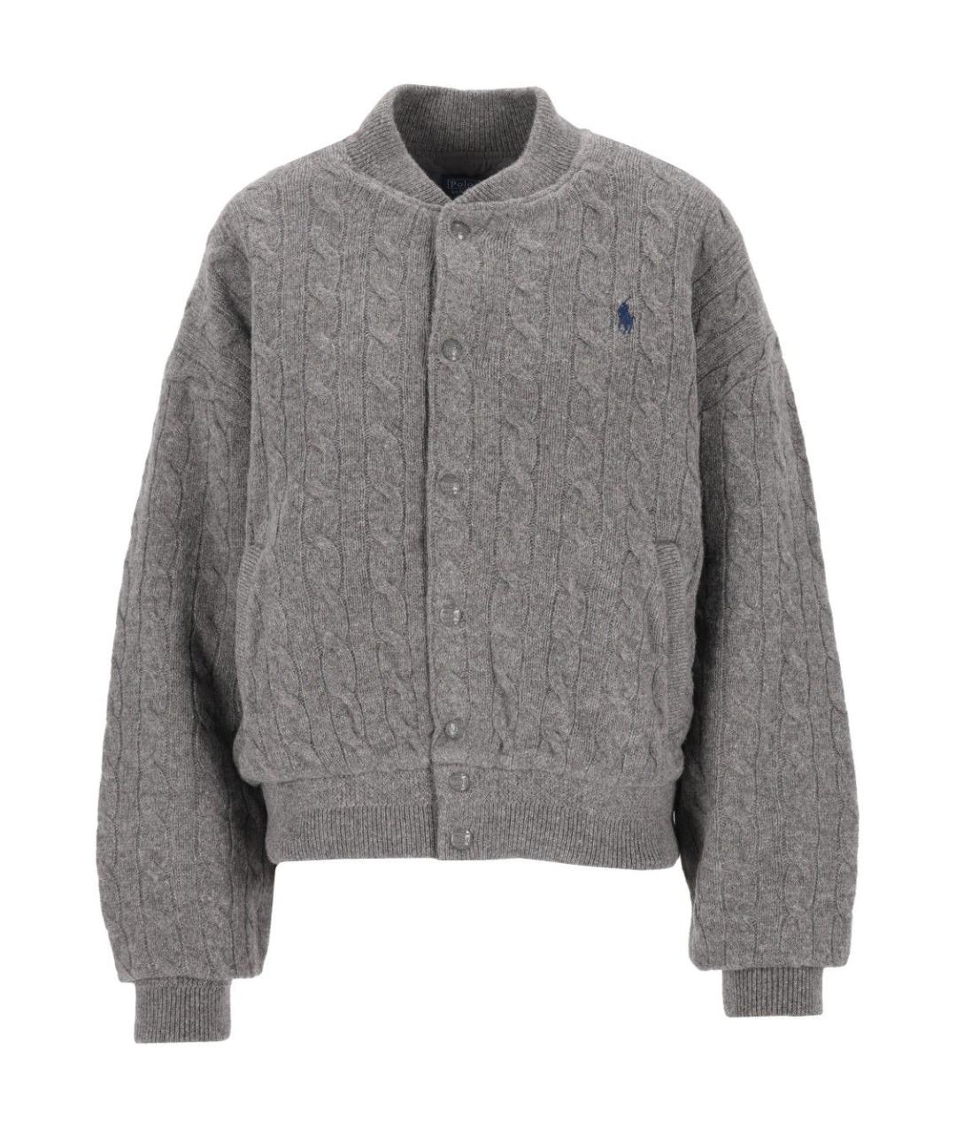 POLO RALPH LAUREN Серая шерстяная куртка, фото 1