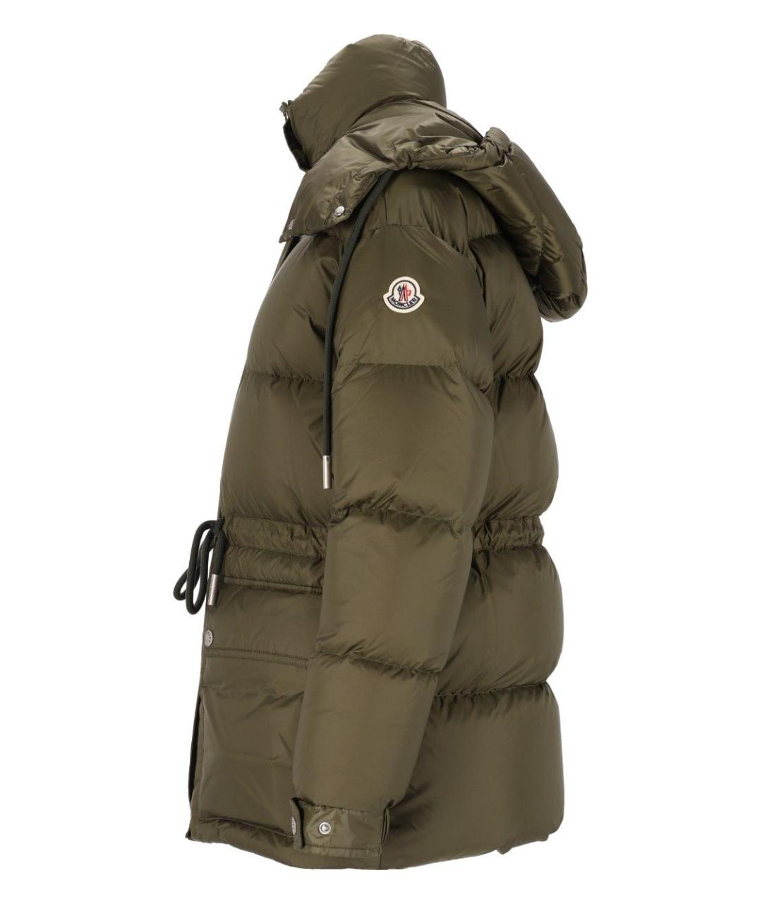 MONCLER Зеленая полиамидовая куртка, фото 3