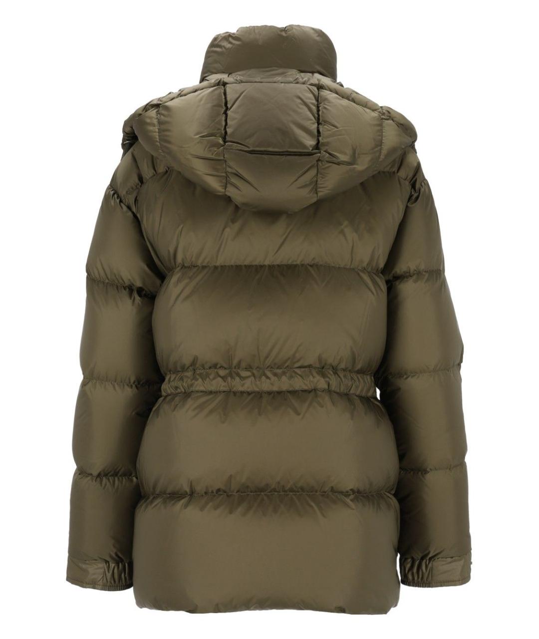 MONCLER Зеленая полиамидовая куртка, фото 2