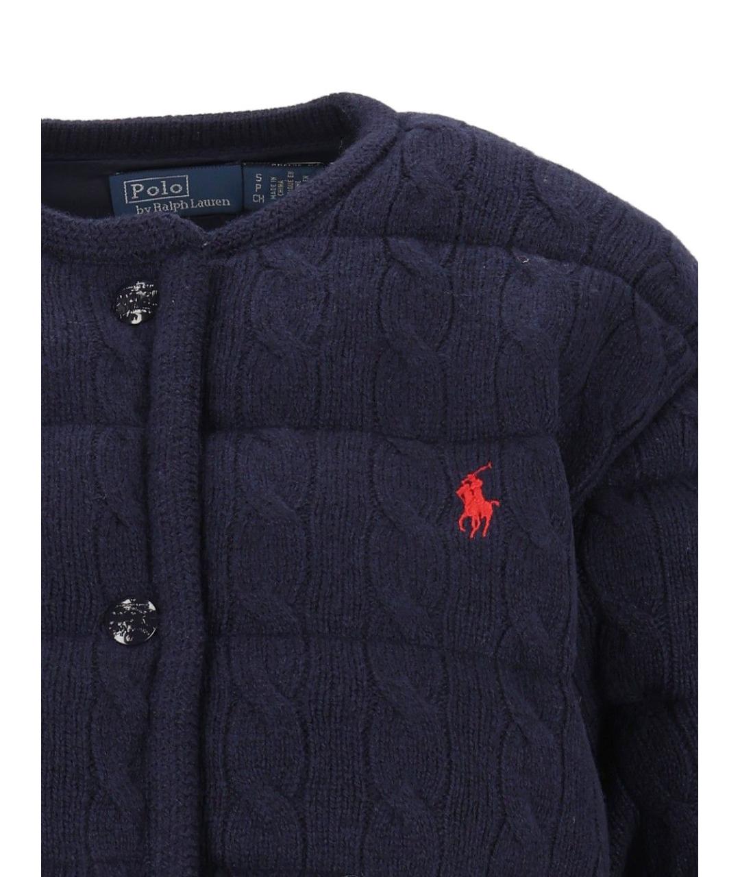 POLO RALPH LAUREN Темно-синяя шерстяная куртка, фото 5