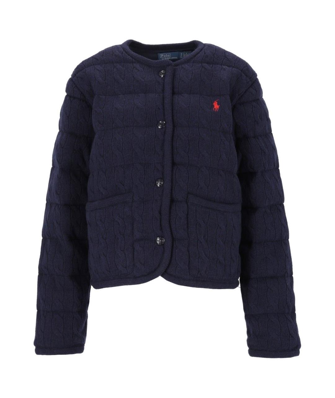 POLO RALPH LAUREN Темно-синяя шерстяная куртка, фото 1