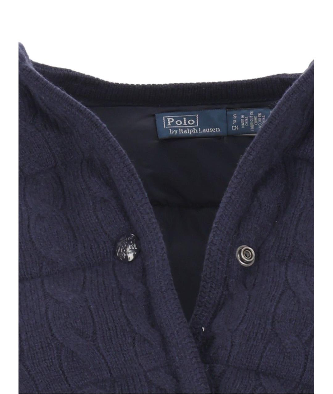 POLO RALPH LAUREN Темно-синяя шерстяная куртка, фото 4