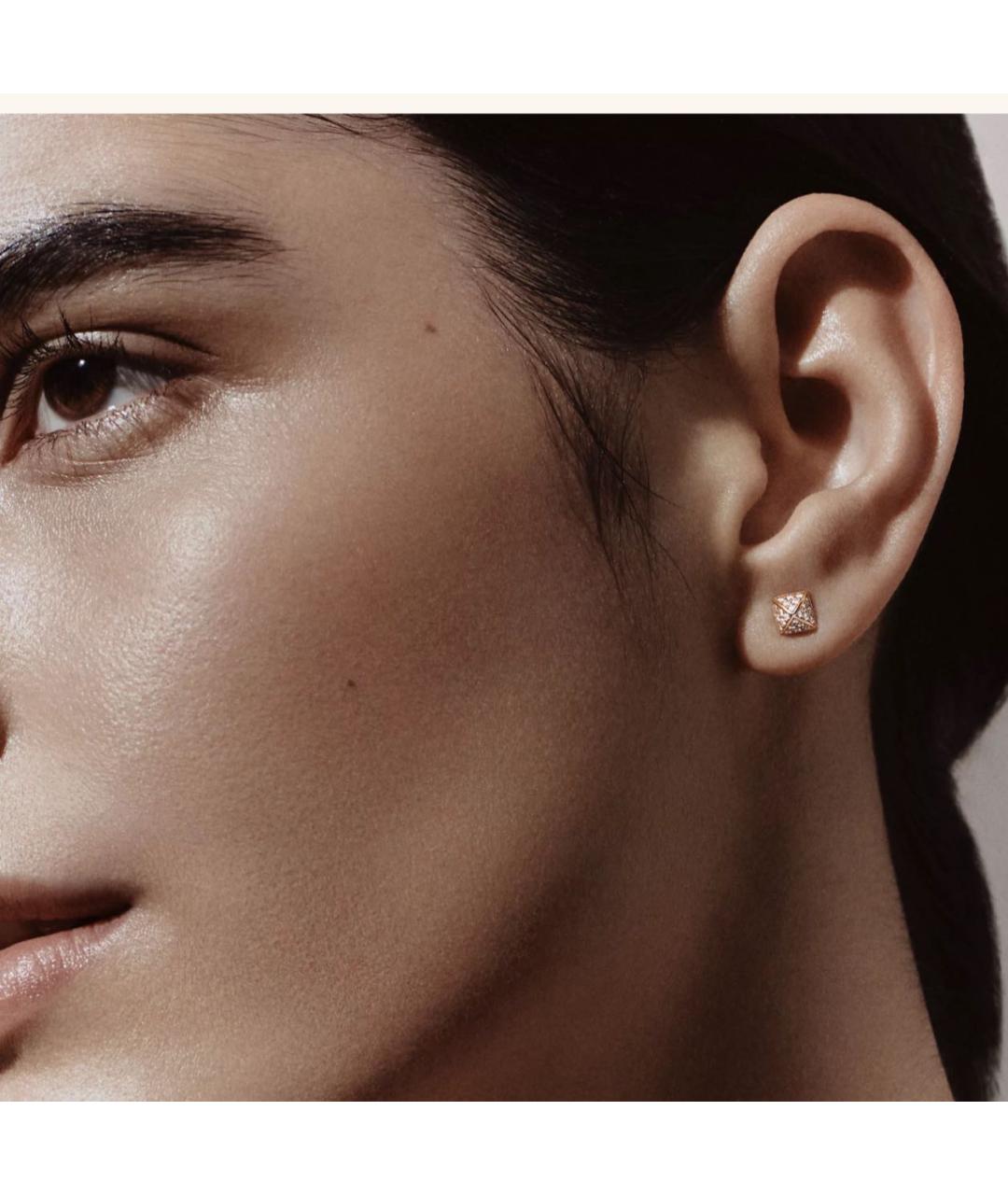 HERMES Золотые серьги из розового золота, фото 2