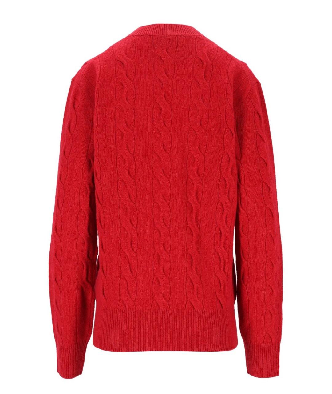 Ami Paris Красный шерстяной джемпер / свитер, фото 2