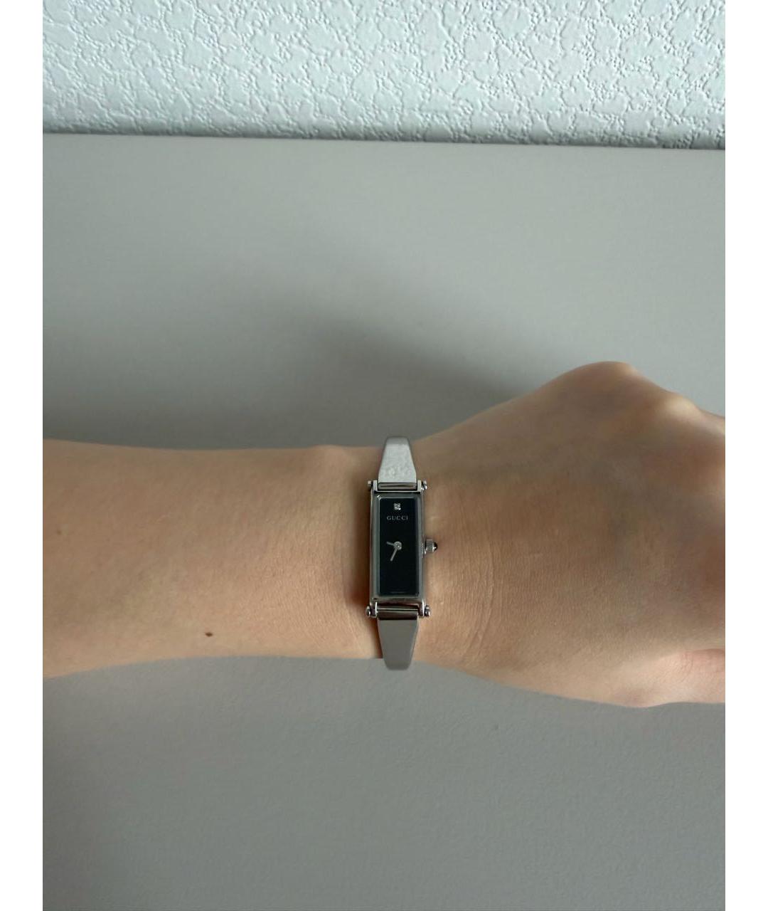 GUCCI Серебряные часы, фото 3