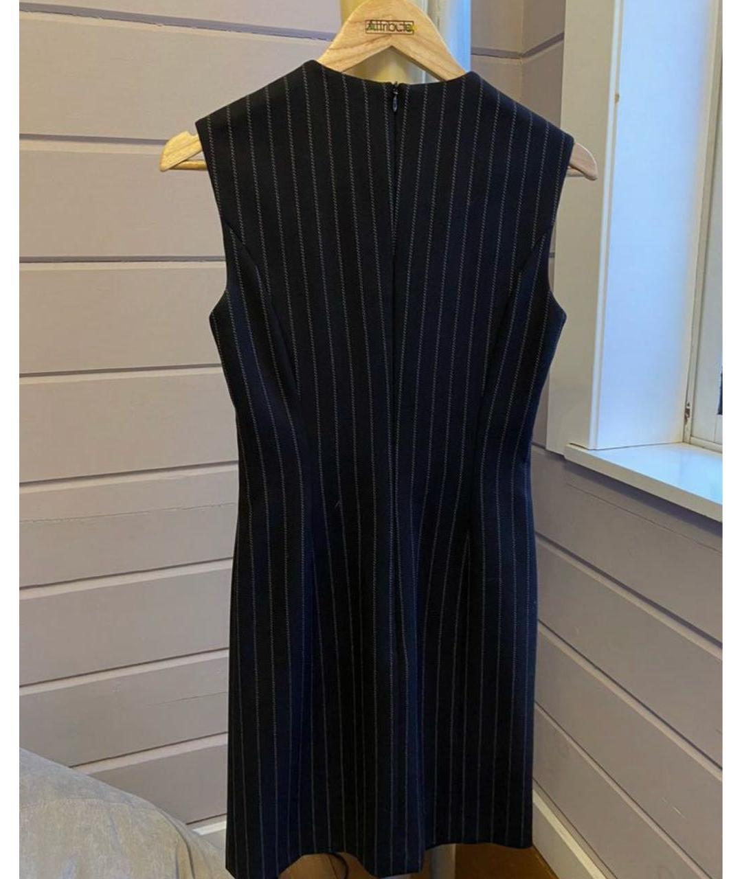 ESCADA Черное хлопковое повседневное платье, фото 2