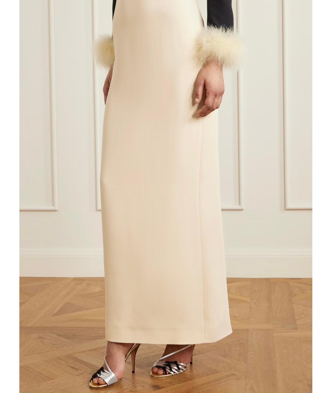 VALENTINO Серебряные кожаные босоножки, фото 3