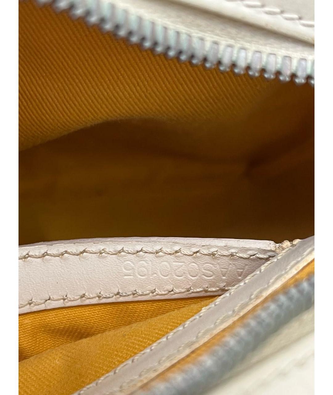 GOYARD Белая сумка на плечо из канвы, фото 8