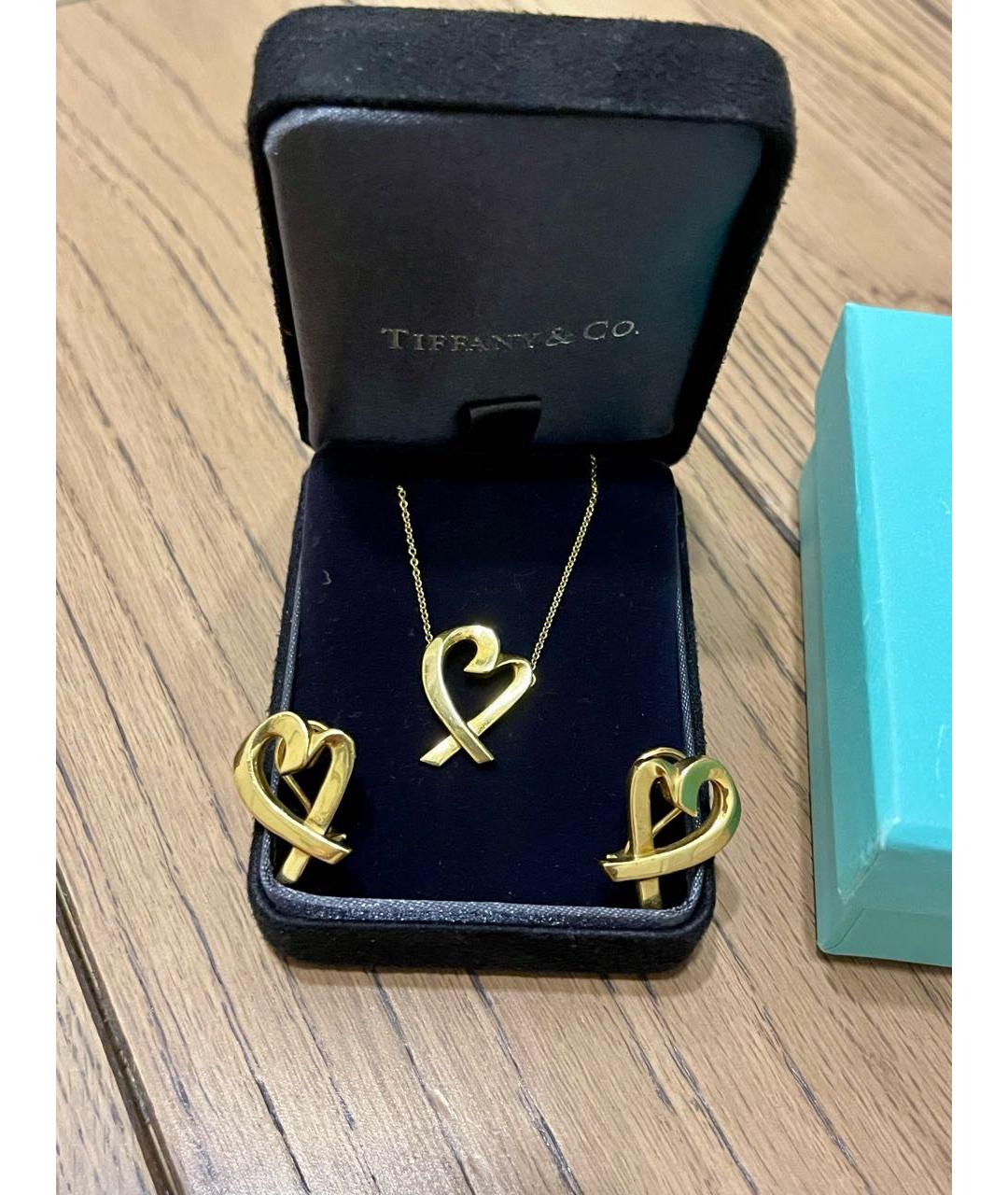 TIFFANY&CO Золотой комплект из желтого золота, фото 5