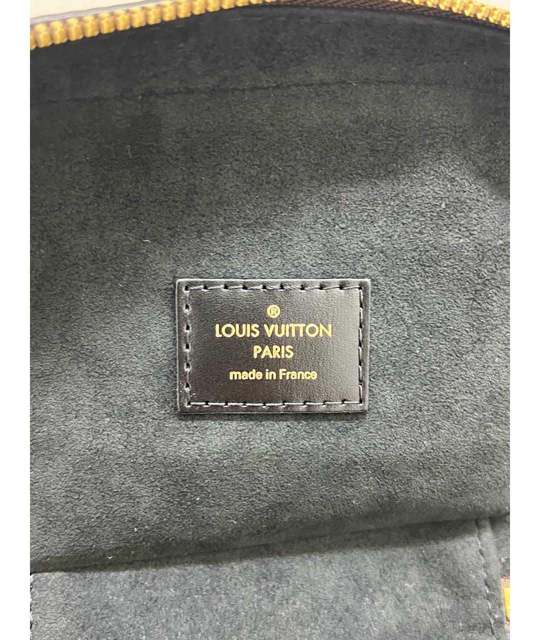 LOUIS VUITTON Коричневая сумка через плечо из канвы, фото 5