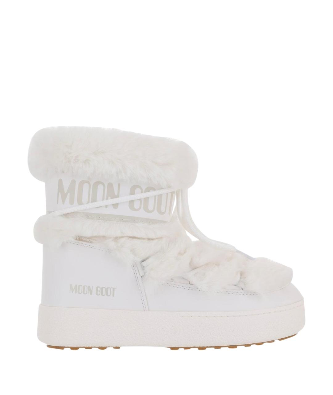 MOON BOOT Белые сапоги, фото 1