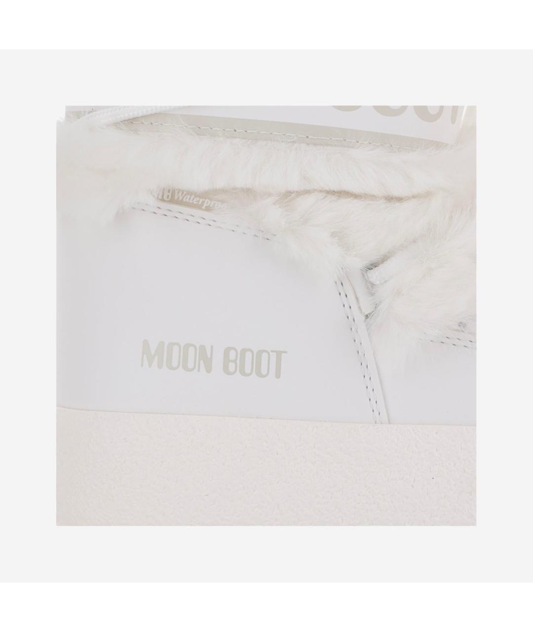 MOON BOOT Белые сапоги, фото 4