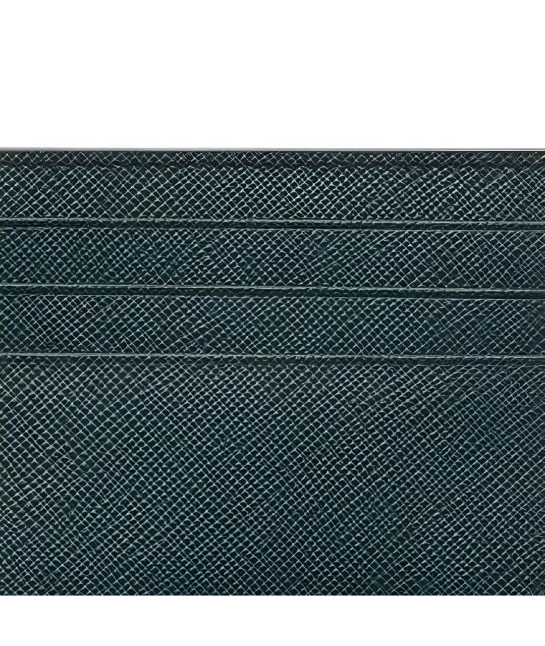 PRADA Синий кожаный кардхолдер, фото 3