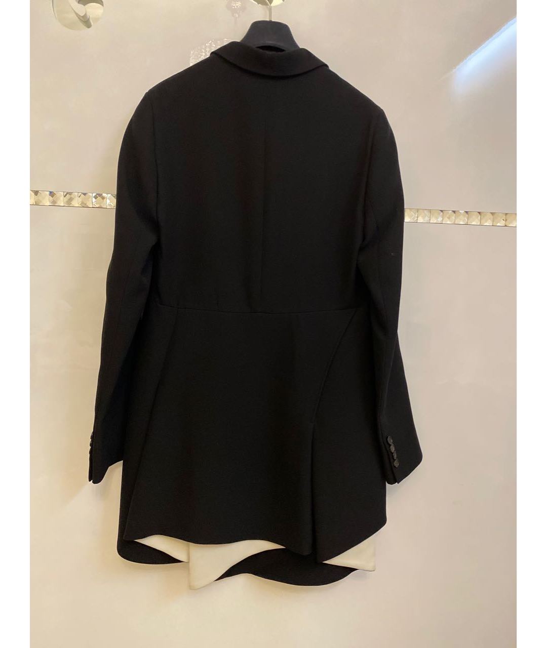 CHRISTIAN DIOR Черный шелковый жакет/пиджак, фото 2