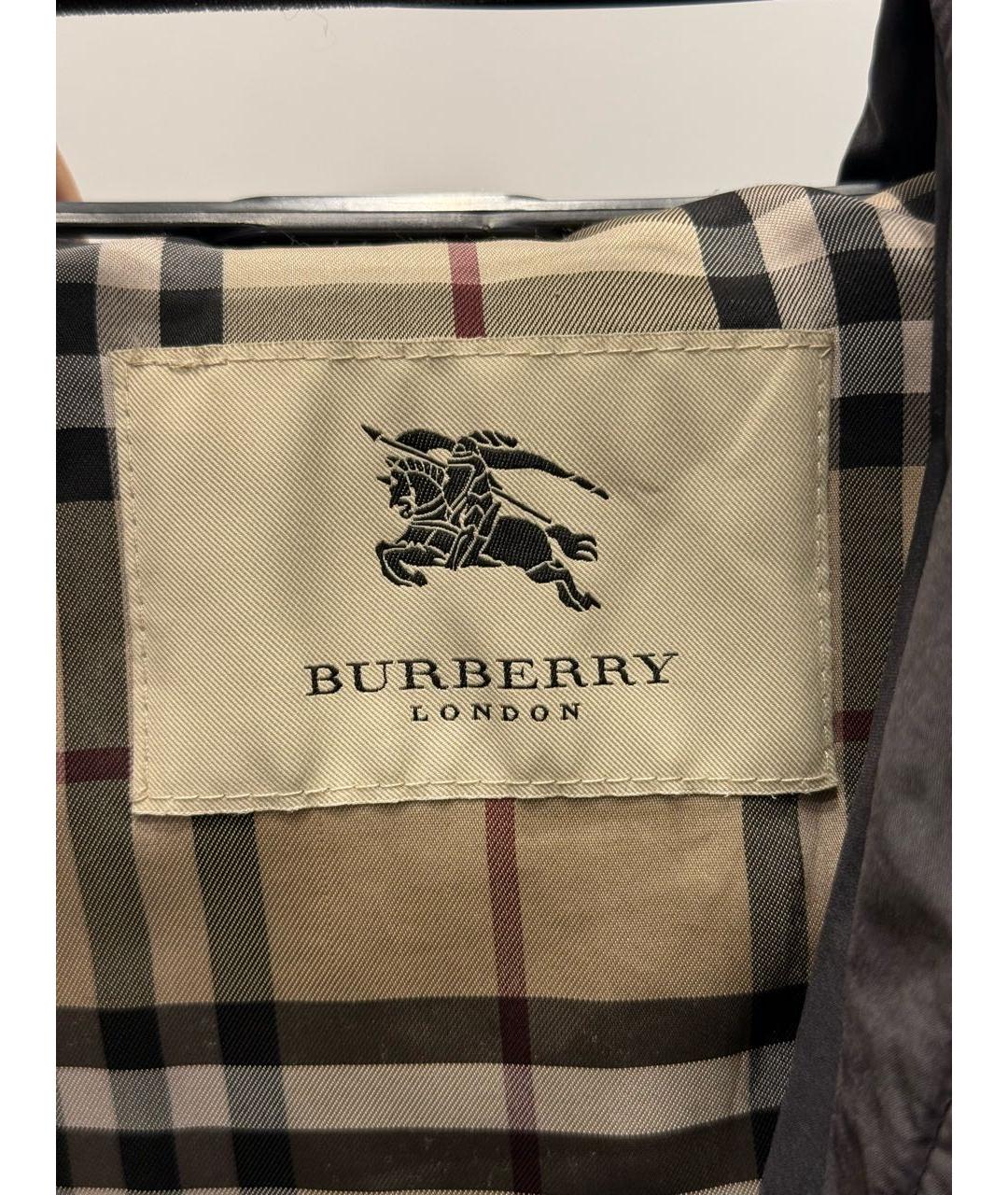 BURBERRY Черная сетчатая куртка, фото 6