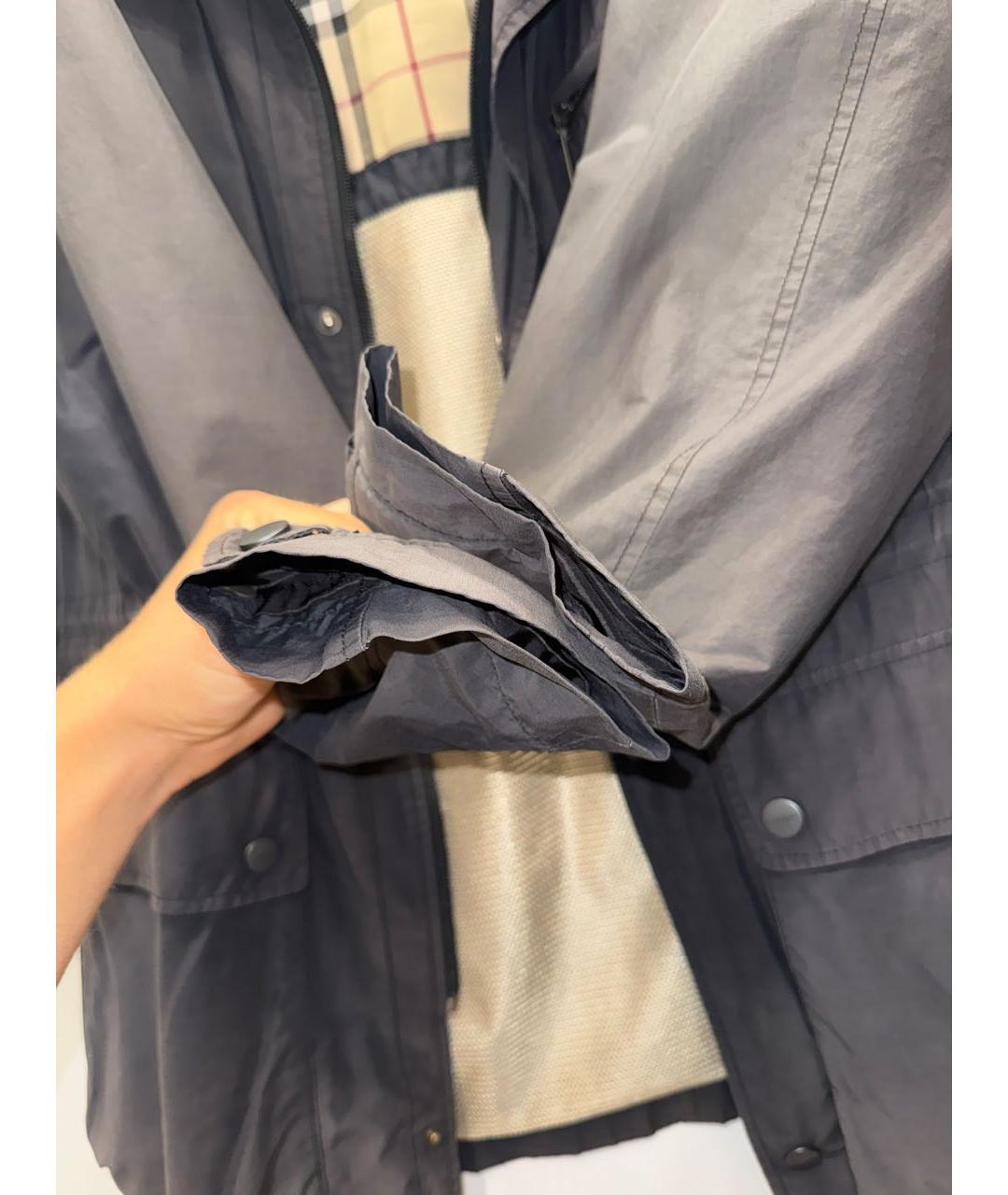 BURBERRY Черная сетчатая куртка, фото 7