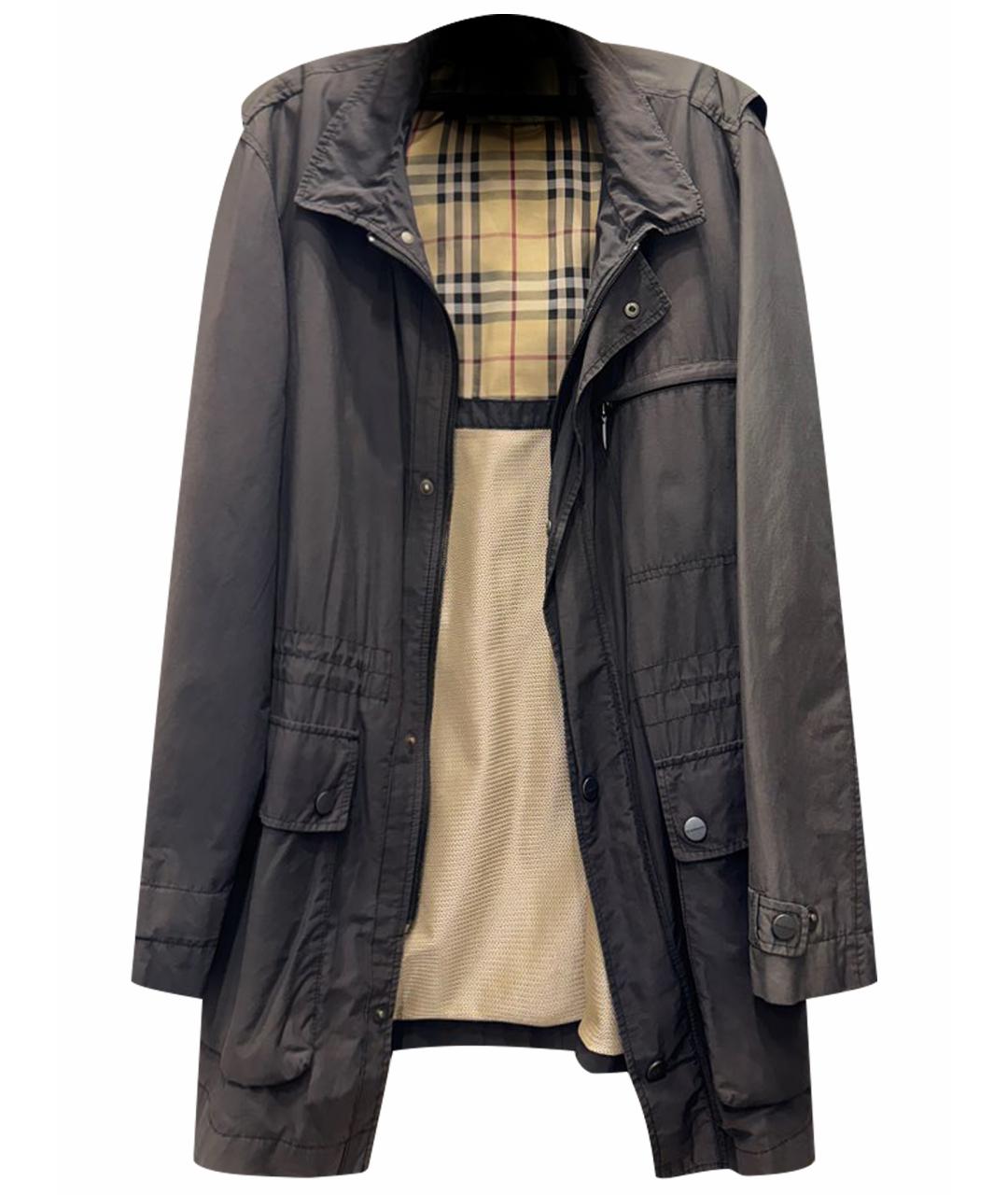 BURBERRY Черная сетчатая куртка, фото 1