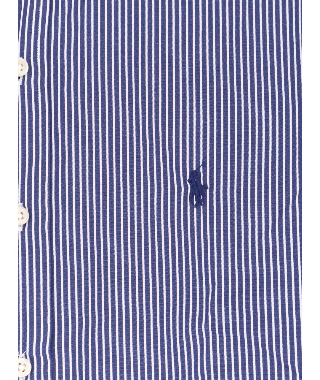POLO RALPH LAUREN Синяя хлопковая классическая рубашка, фото 3