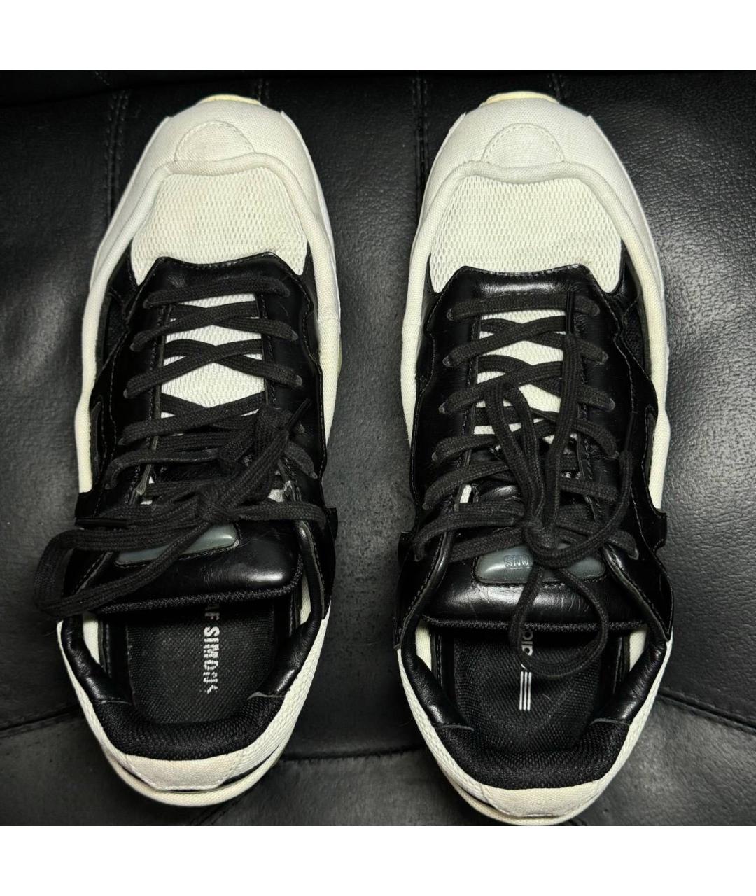 ADIDAS X RAF SIMONS Белые текстильные низкие кроссовки / кеды, фото 6