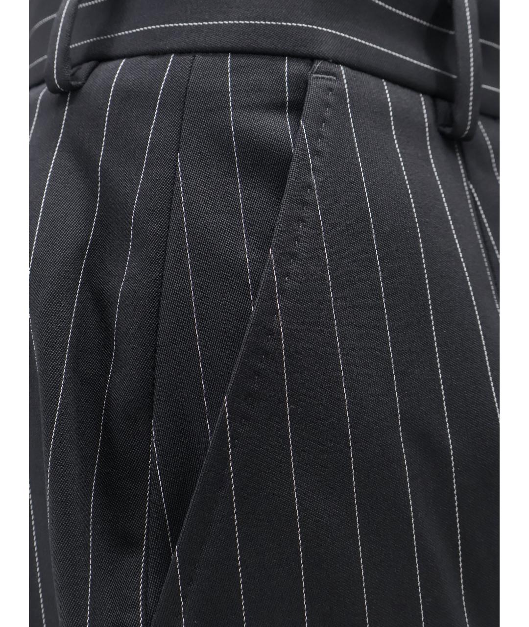 DOLCE&GABBANA Мульти шерстяные прямые брюки, фото 3