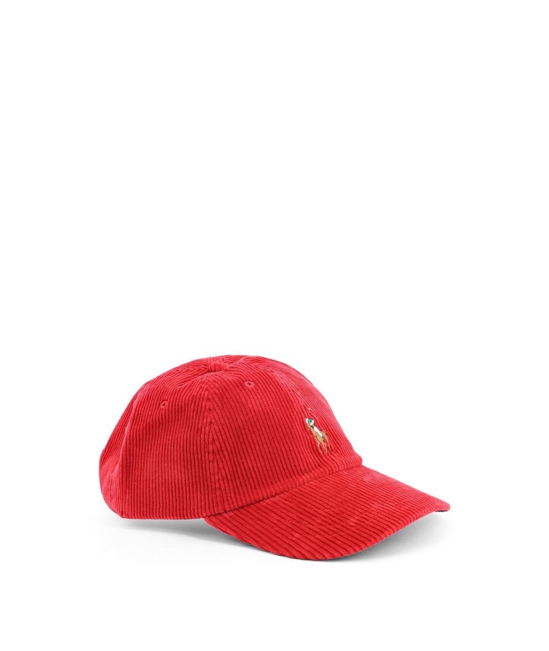 POLO RALPH LAUREN Красная хлопковая кепка/бейсболка, фото 2