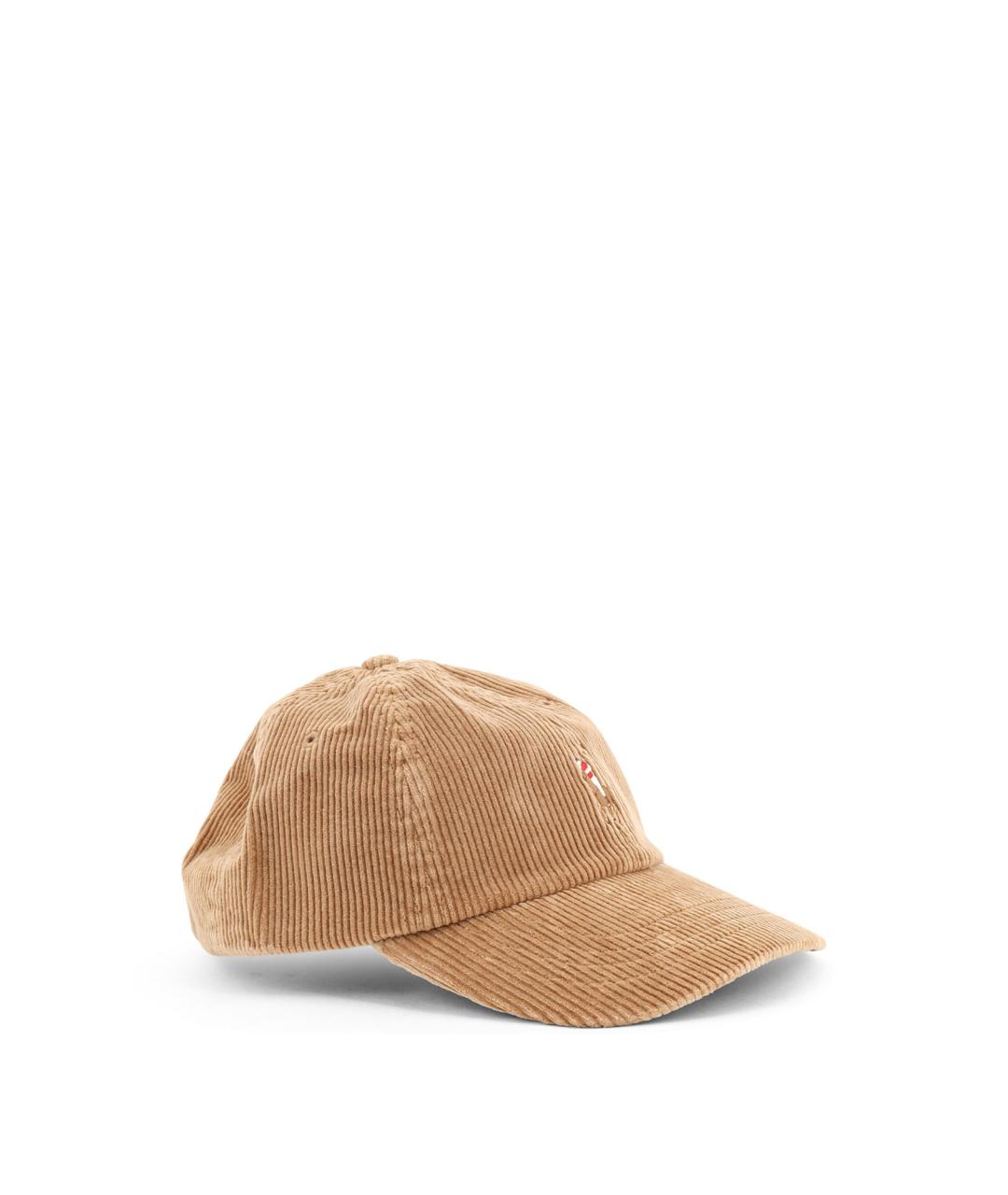 POLO RALPH LAUREN Бежевая хлопковая кепка/бейсболка, фото 2
