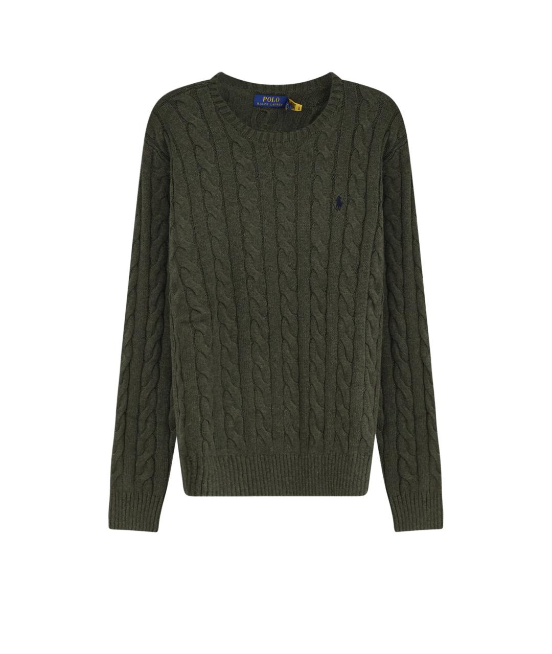 POLO RALPH LAUREN Хаки хлопковый джемпер / свитер, фото 1