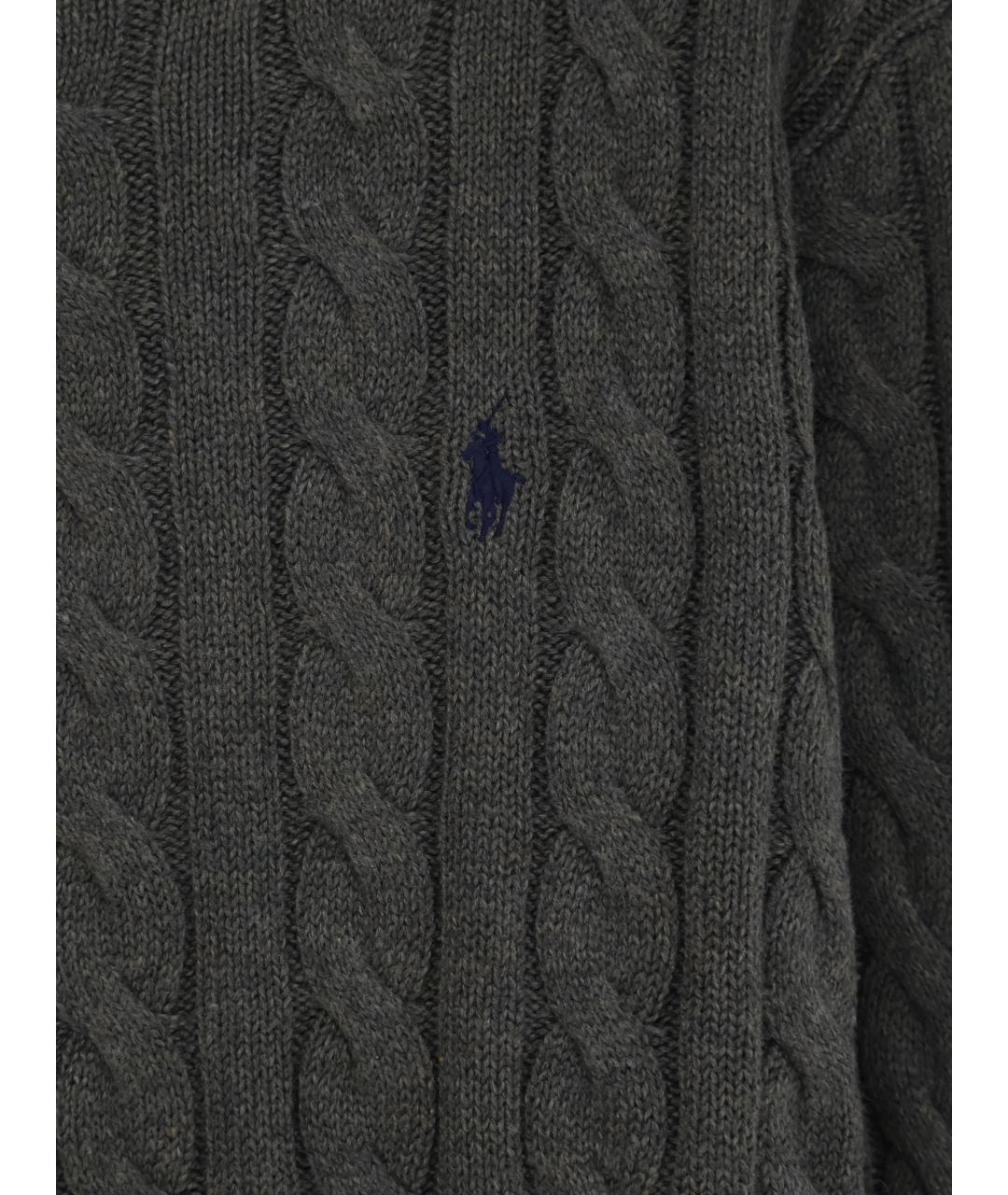 POLO RALPH LAUREN Хаки хлопковый джемпер / свитер, фото 3